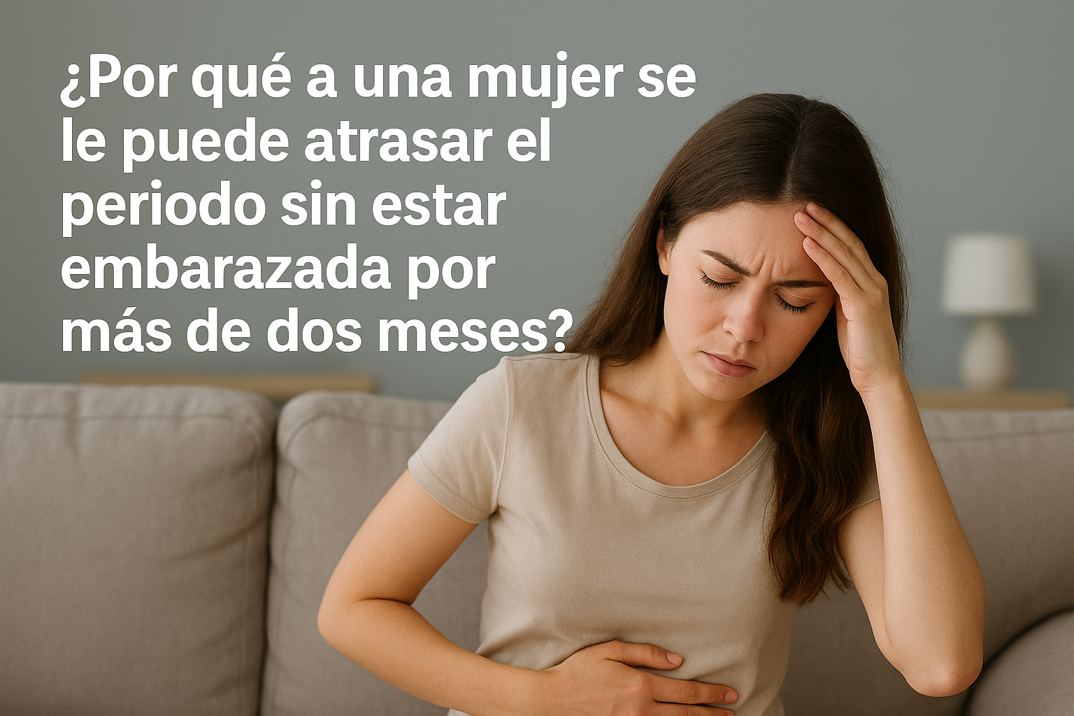 ¿Por qué no me baja el periodo si no estoy embarazada?