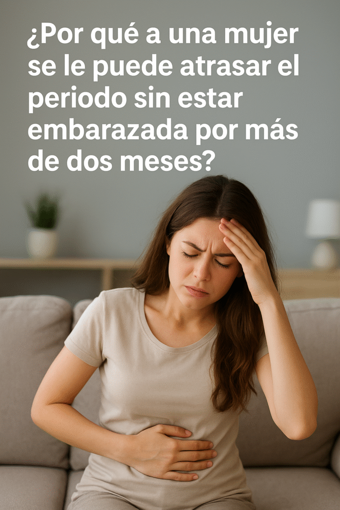 ¿Por qué no me baja el periodo si no estoy embarazada?